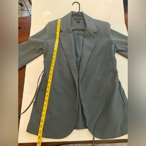 Athleta dark green size 8 casual jacket/ blazer.